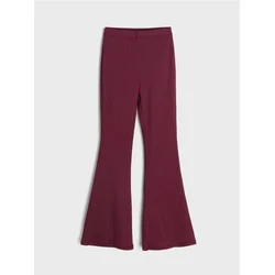 Sinsay - Rebraste flare helanke - maroon