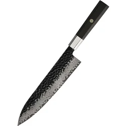 Damaskasti kuhinjski nož YU-37438 - Chef / Smeđa KP37438