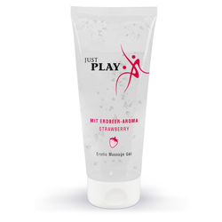 Just Play Erotic Massage Gel Strawberry 200ml