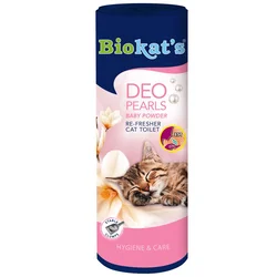 BIOKATS Dodatak u prahu za pesak za mačke Deo Pearls Baby Powder, 700g