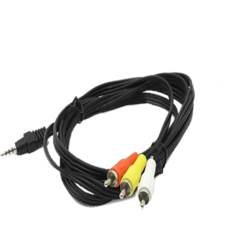 GEMBIRD Audio - video kabl CCA-4P2R-2M Jack AV 3.5mm 4-pin crni