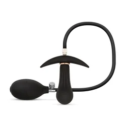 Anal Collection Inflatable Plug 8 cm Black - Adjustable Silicone Model ???ET1051BLK