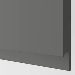 METOD / MAXIMERA Zidni ormarić s 2 vrata/2 fioke, bela/Voxtorp tamnosiva, 60x100 cm