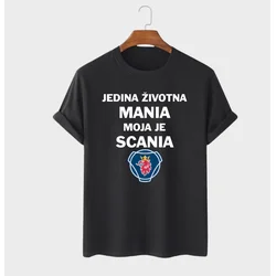 MAFIMI Muška majica Jedina Životna Mania, Crna