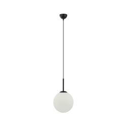 ITALUX PND-5578-1M-BK - Luster na sajli DEORE 1xE27/40W/230V crna