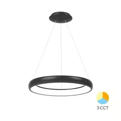 Braytron LED visilica BRY-BELLA-MLP-PD-OKRUGLA-CRNA-46W-3U1-IP20