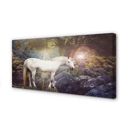 tulup.si Slika na platnu Samorog v gozdu 100x50 cm