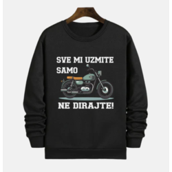 MAFIMI Duks Sve mi uzmite samo motor ne dirajte, Crni