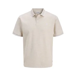 JACK & JONES Majica JJEAustin bela / pegasto bela