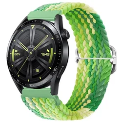 BStrap Elastic Nylon pašček za Garmin Venu 2, lime