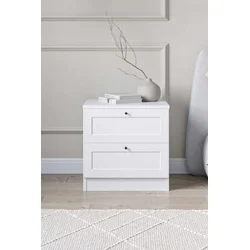 HANAH HOME Noćni stočić Terra White