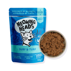 MEOWING HEADS surf & turf 100 g