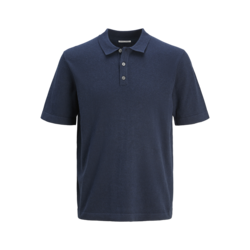 JACK & JONES Muška polo majica 12268216, Tamnoplava