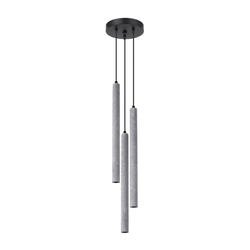 Sollux SL.1273 - Zavesni luster PASTELO na sajli 3xG9/8W/230V beton