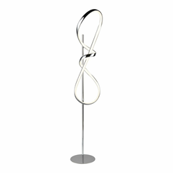 LED stojeća svjetiljka u srebrnoj boji (visina 140 cm) Padua – Trio