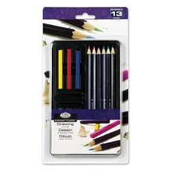 Set za risanje Essentials v kovinski škatli - 13 delni (set)