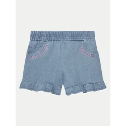 Guess Jeans kratke hlače K5GD04 D5160 Modra