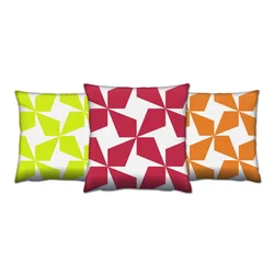Aberto Design AC 4464 4465 4466 Set od 3 dekorativna jastuka, 43 x 43 cm, Šareni