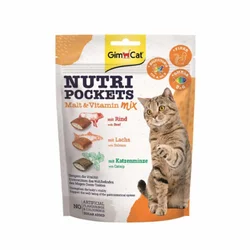 GIMCAT Poslastica za mačke Nutri Pockets, Govedina, 150g
