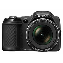 NIKON digitalni fotoaparat Coolpix L820, črn