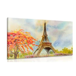 Slika Eifflov stolp v pastelnih barvah - 40x30