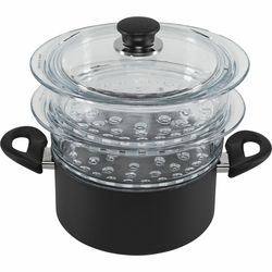 Ballarini Gli Speciali Pot with Steaming Inserts, 20cm