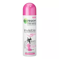 Garnier Mineral Deo Invisible Black, White & Colors Floral Touch Sprej 150 ml