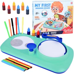 JOKOMISIADA Ustvarjalni set Umetniška tabla 3 v 1 Spirograph Graffiti Drawing TA0109