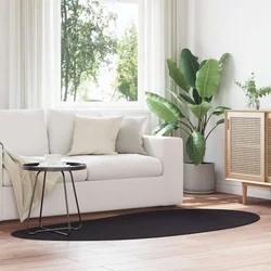 Tepisi za područja HUARTE Crna 100 x 200 cm Poliester