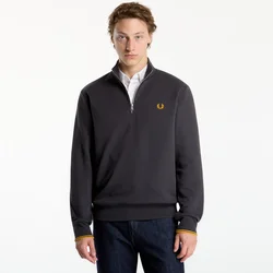 Mikina FRED PERRY Half Zip Sweatshirt Gray L