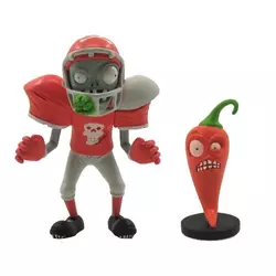 Mini Figure Plants VS. Zombies - Football Zombie   Jalapeno 8cm