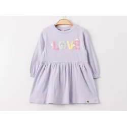 VIA GIRLS Haljina za devojčice Love, Ljubičasta