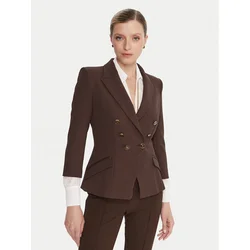 Elisabetta Franchi Suknjič GI-174-56E2-V660 Rjava Regular Fit