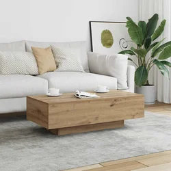 Stolić za kavu boja hrasta 100 x 49,5 x 31 cm konstruirano drvo