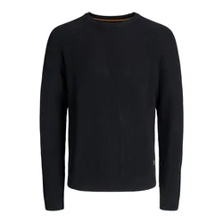 JACK & JONES Pulover črna