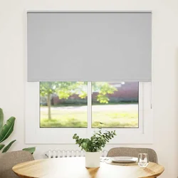 Rolo zavjesa Blackout svijetlo siva 130x175 cm Širina tkanine