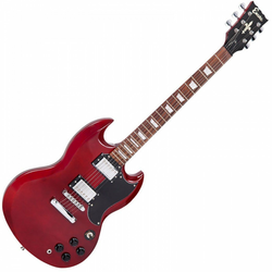 Encore E69CR Electric Guitar Cherry Red