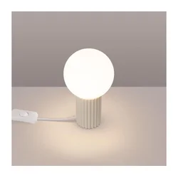 Sollux SL.1721 - Stona lampa HALO 1xG9/8W/230V, prečnik 12 cm, krem boje