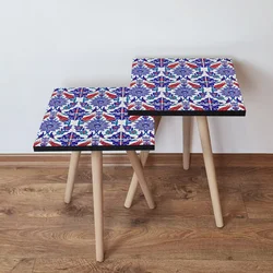 HANAH HOME Set 2 stočića 2Shp224 Multicolor