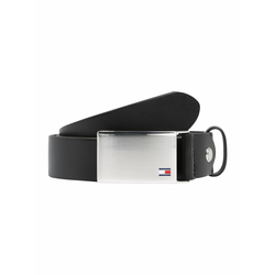TOMMY HILFIGER Pas PLAQUE 3.5 ADJ, črna