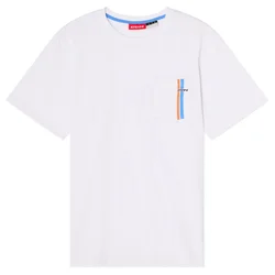 Moška majica CCM Stripe SS Tee White M