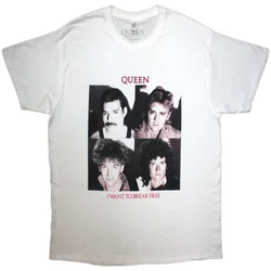 Queen I Want To Break Free White XL Majica