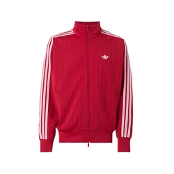 ADIDAS ORIGINALS Prehodna jakna Firebird Drop Needle rdeča/bela