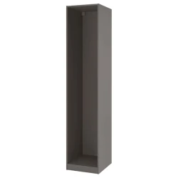PAX Okvir garderobera, tamnosiva, 50x58x236 cm
