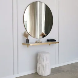 Hanah Home Ogledalo 90cm Zlatno