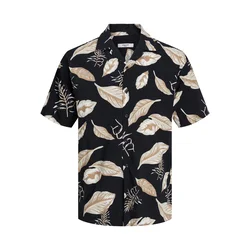 JACK & JONES Srajca JPRBLADrew bež/ecru/črna