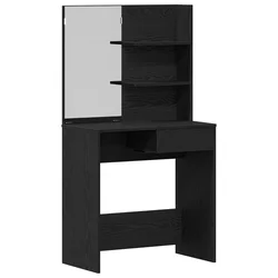Toaletni stol Crni hrast 74,5 x 40 x 141 cm Konstruirano drvo