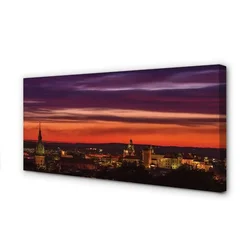 tulup.si Slika na platnu Krakov nočna panorama 100x50 cm