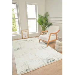 Conceptum Hypnose Tepih Kadifem Kd012, 100x300 cm, Beli