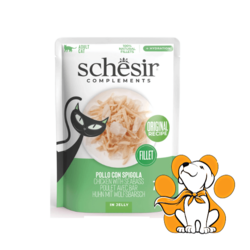 Schesir Cat Pouch Chicken With Seabass Jelly 70g, Vlažna Hrana Za Mačke